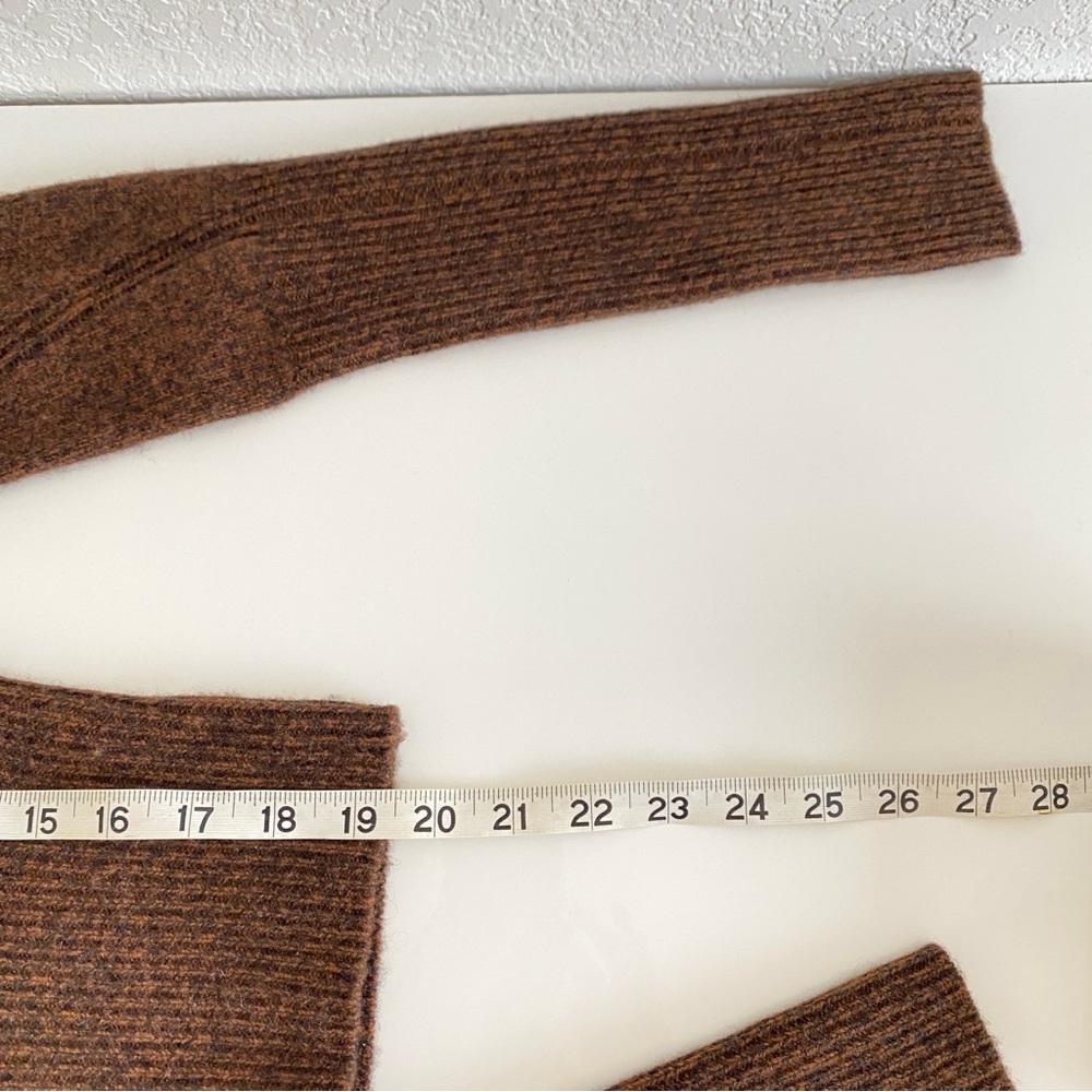 Rag & Bone brown Pierce Slim Crew cashmere Sweater - Picture 8 of 12